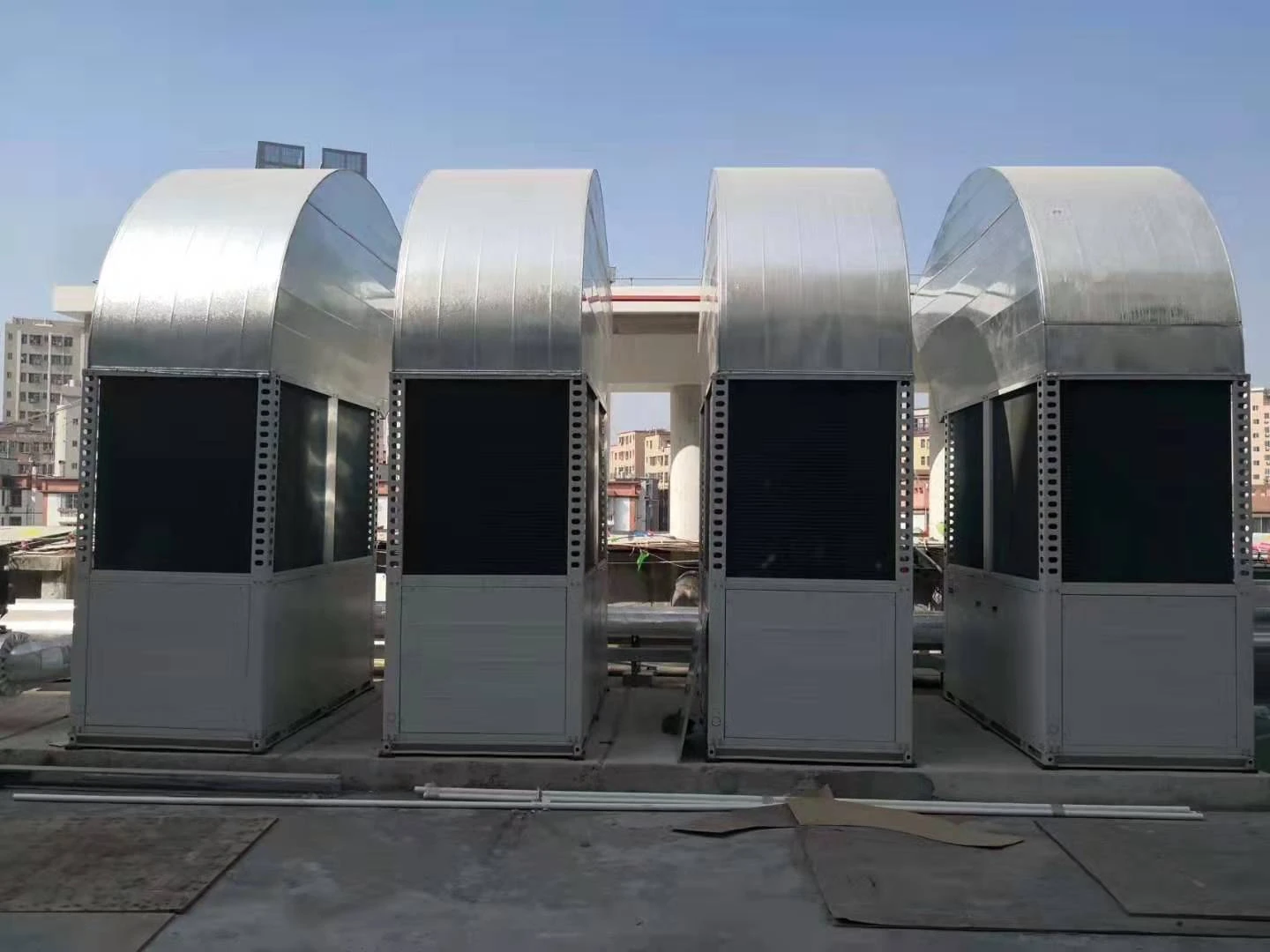 chiller with air duct